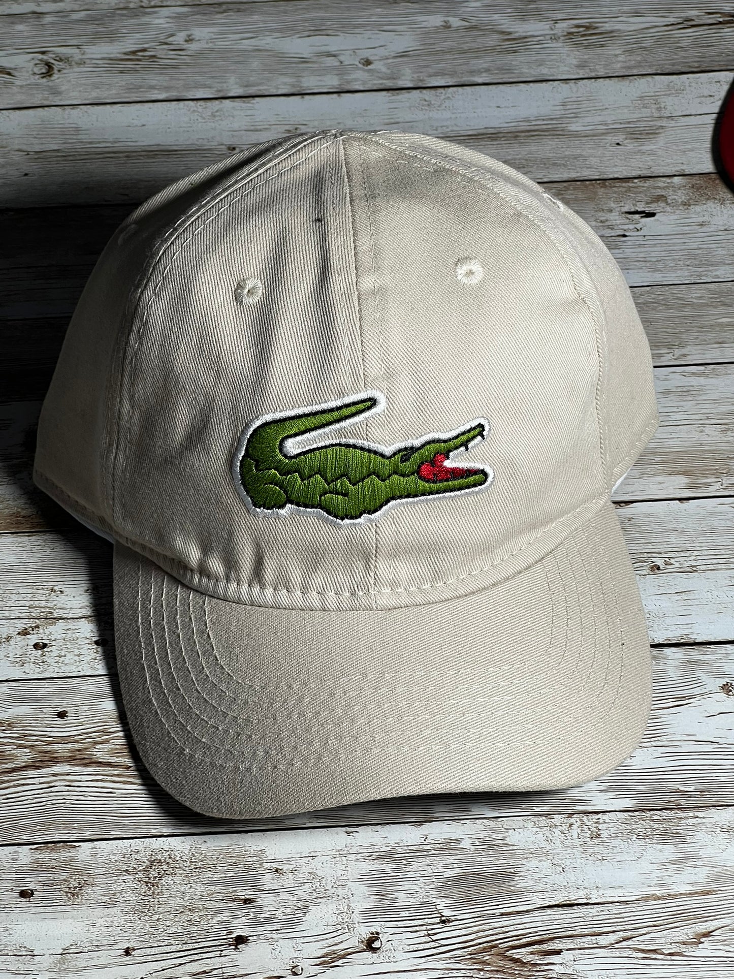 Boné Lacoste sarja com insígnia de croco